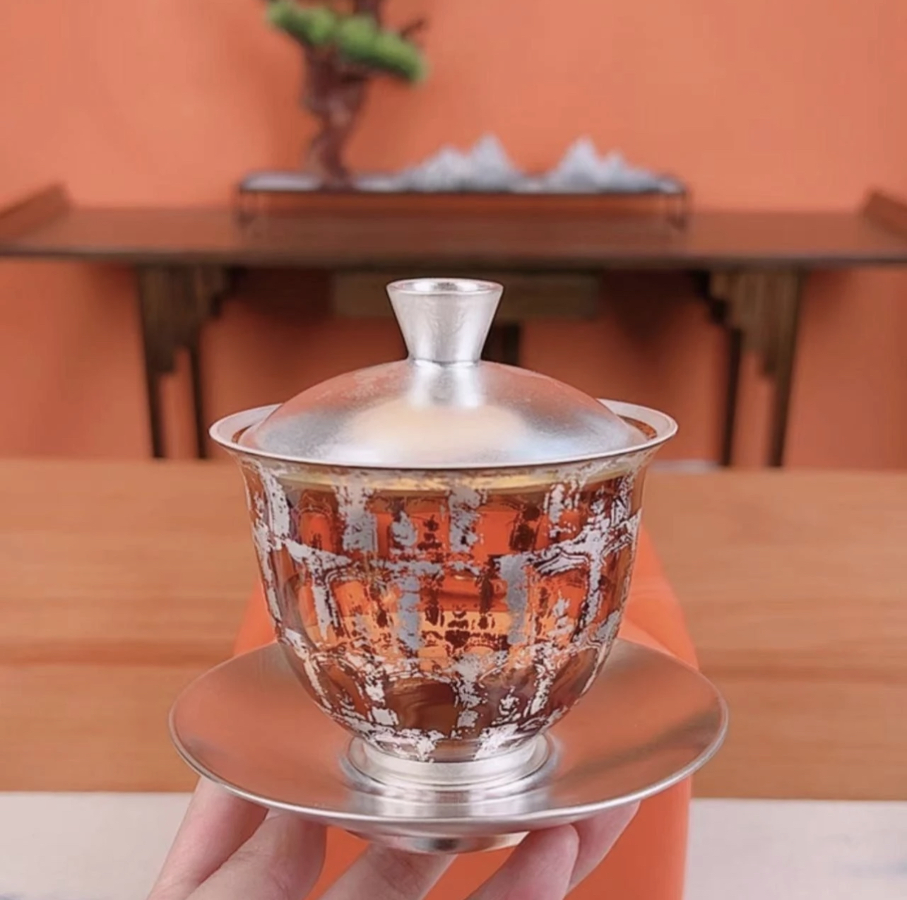 【汀和大福】萬佛朝宗三才蓋碗