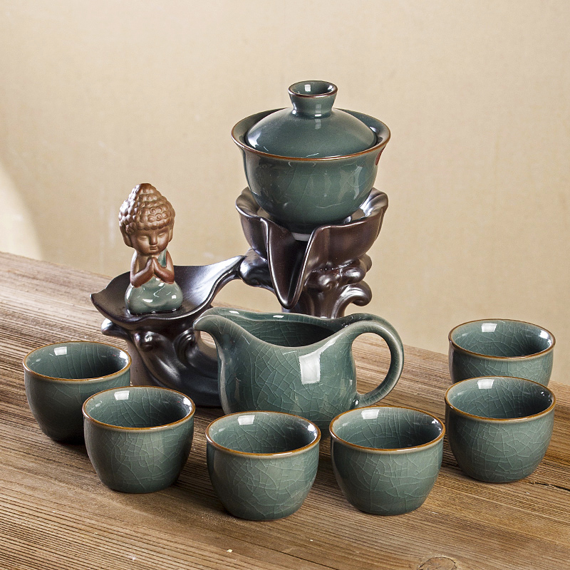 【描金奇蘭】新款自動茶具來襲，超級方便！這樣的茶具也太美了！ #茶 #茶具