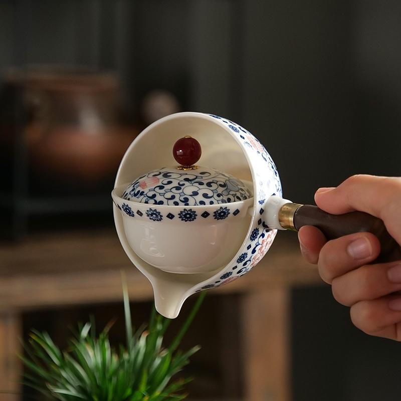 【汀和大福】【兔年新品】防燙側把自動泡茶器!閒暇下來,細品一杯香茗! 【汀和大福】【兔年新品】防燙側把自動泡茶器!閒暇下來,細品一杯香茗!
