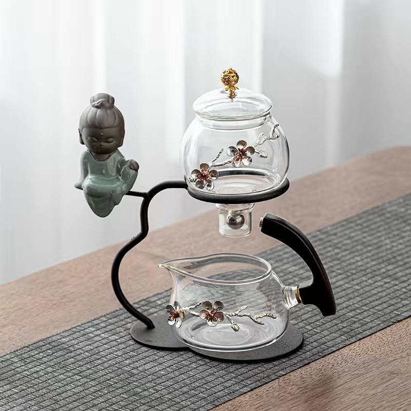 【汀和大福】2023新品！禪意/梅花·銀魚/祥雲創意自動茶具套裝！新店開業，限時下殺！