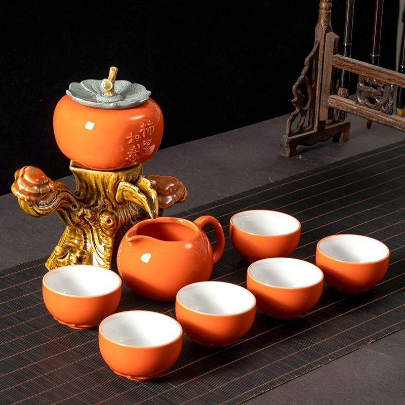 【汀和大福】時來運轉/柿事如意靈芝自動茶具 【汀和大福】時來運轉/柿事如意靈芝自動茶具